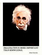 Albert Einstein, Global Pathmarker portrait