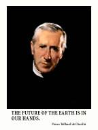 Pierre Teilhard de Chardin poster, portrait by Frank Szasz